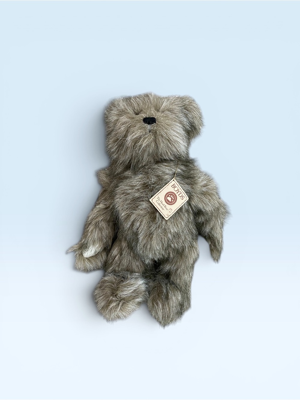 Vintage Boyds Bears Mr. Fuzzball 18" Plush Teddy Bear Retired with tags